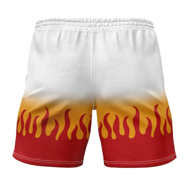 Anime Kyojuro Rengoku Demon Slayer Gym Shorts