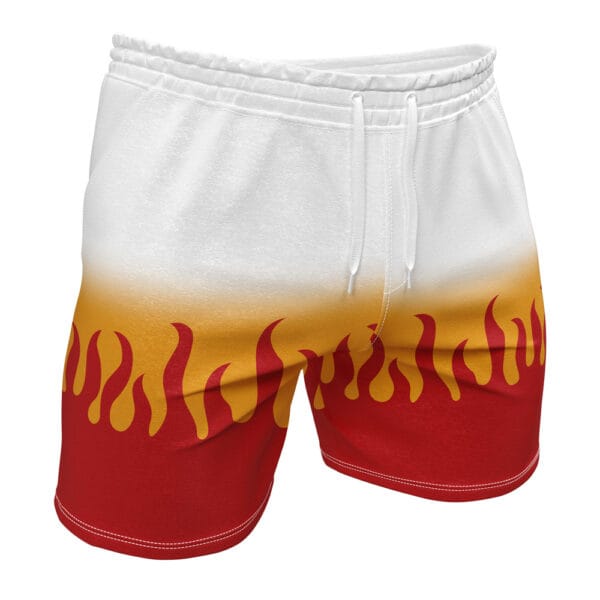 Anime Kyojuro Rengoku Demon Slayer Gym Shorts