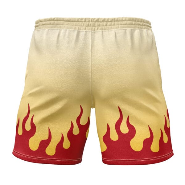 Anime Kyojuro Rengoku V2 Demon Slayer Gym Shorts