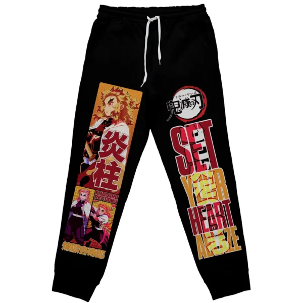 Kyojuro Rengoku V2 Demon Slayer Streetwear Sweatpants