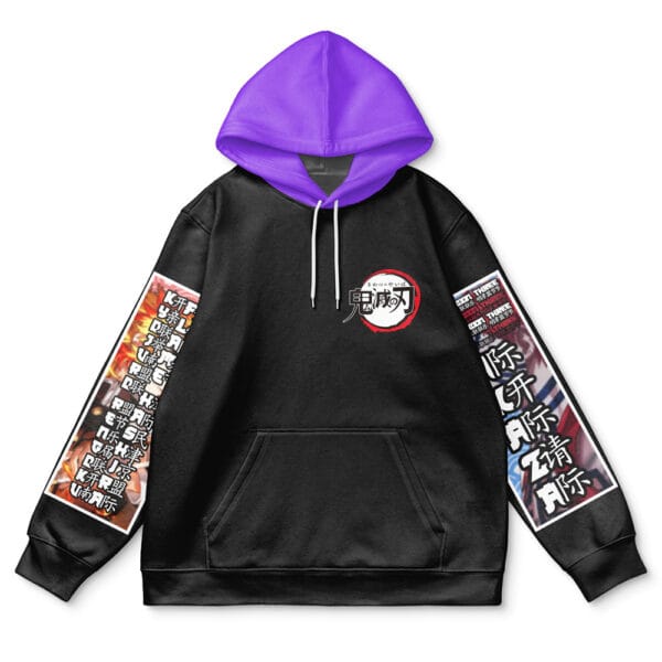 New Kyojuro Rengoku Vs Akaza Demon Slayer Streetwear Hoodie