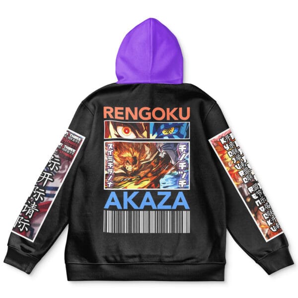 New Kyojuro Rengoku Vs Akaza Demon Slayer Streetwear Hoodie