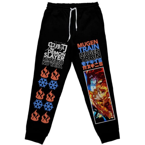 Anime Kyojuro Rengoku Vs Akaza Demon Slayer Streetwear Sweatpants