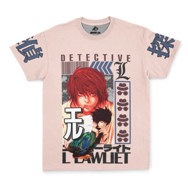 Anime L Death Note Streetwear T Shirt Anime