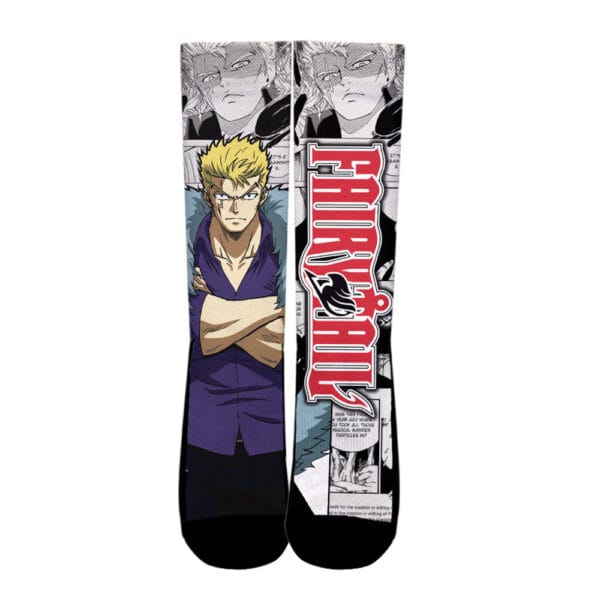 Laxus Dreyar Socks Fairy Tail Custom Anime Socks Manga Style