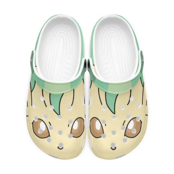 Leafeon Pokemon Custom Clogs