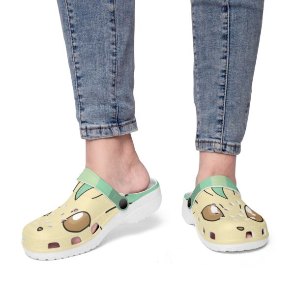 Leafeon Pokemon Custom Clogs