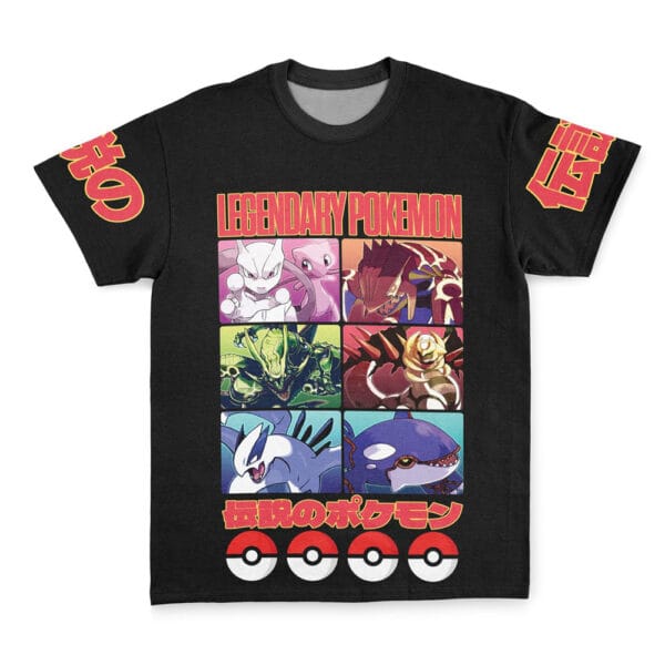 Legendary Pokemon Pokemon Streetwear T Shirt