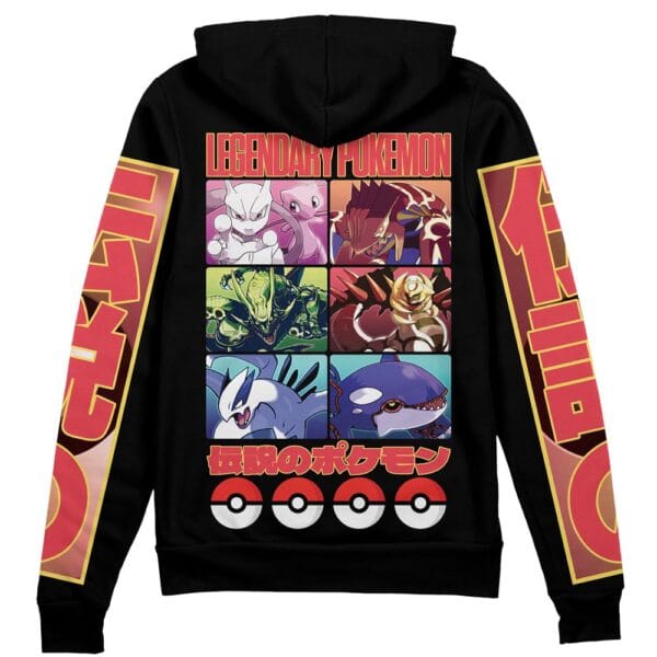 Legendary Pokemon Pokemon Streetwear Zip Hoodie Jacket