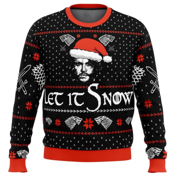 Let It Snow Jon Game Of Thrones Ugly Christmas Sweater