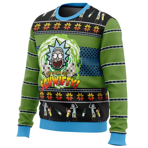 Lets Get Schwifty Rick And Morty Ugly Christmas Sweater