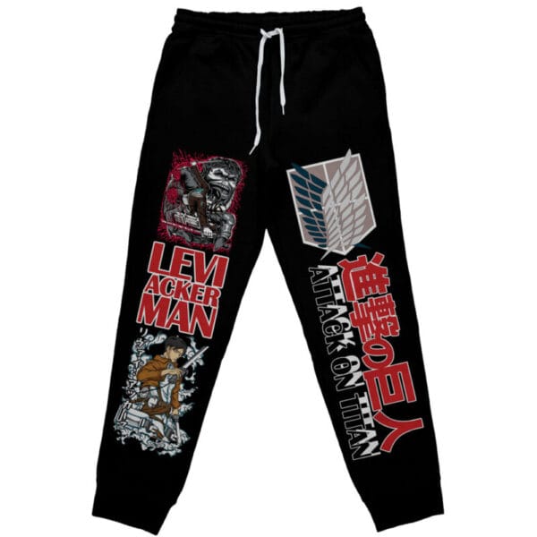 Anime Levi Ackerman X Beast Titan Attack On Titan Streetwear Sweatpants