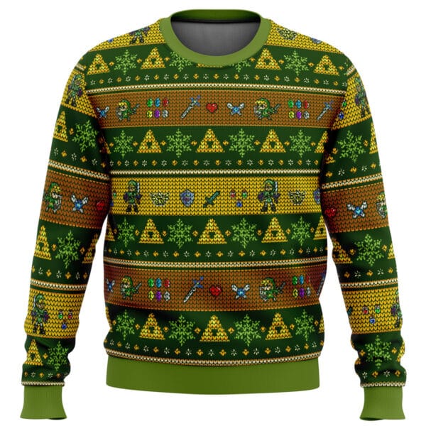 Link Adventure Legend Of Zelda Ugly Christmas Sweater