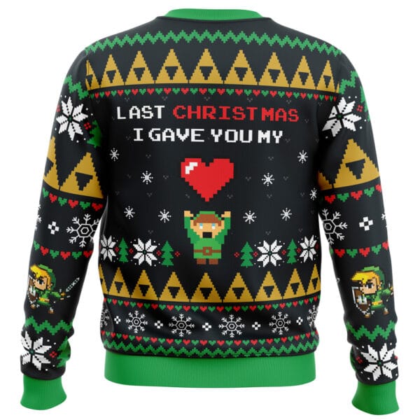 Link To My Heart Legend Of Zelda Ugly Christmas Sweater