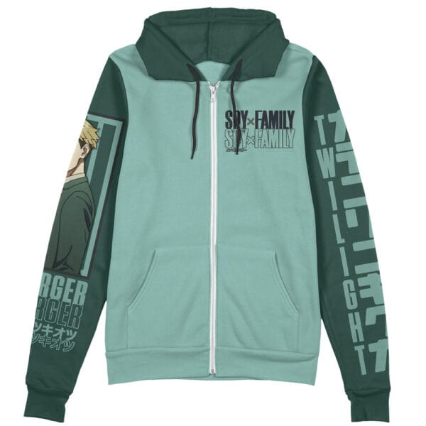 Loid Forger Spy X Family Streetwear Zip Hoodie Jacket