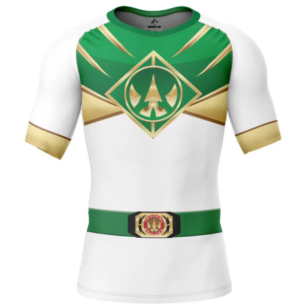 Lord Drakkon Mighty Morphin Power Rangers Short Sleeve Rash Guard Compression Shirt