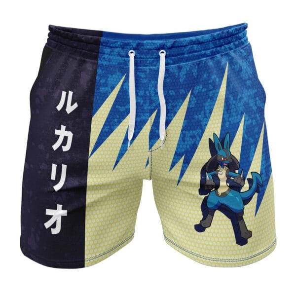 Lucario Classic Pokemon Gym Shorts