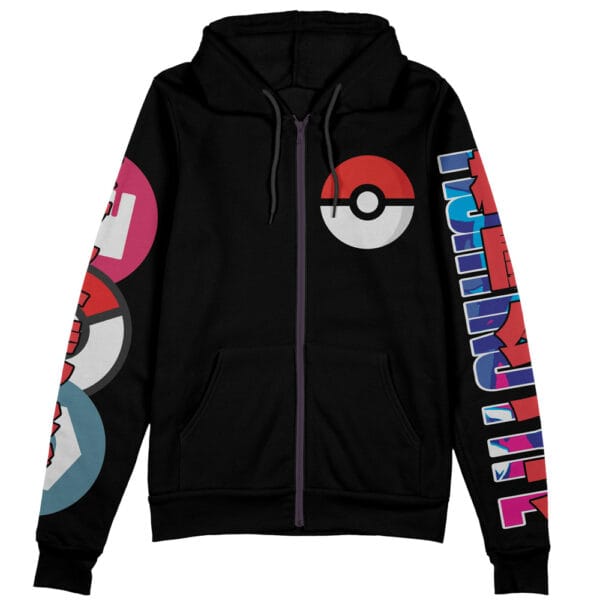 Lucario Pokemon Streetwear Zip Hoodie Jacket