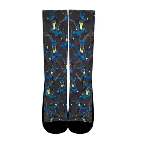 Lucario Socks Costume Pokemon Anime Socks Pattern