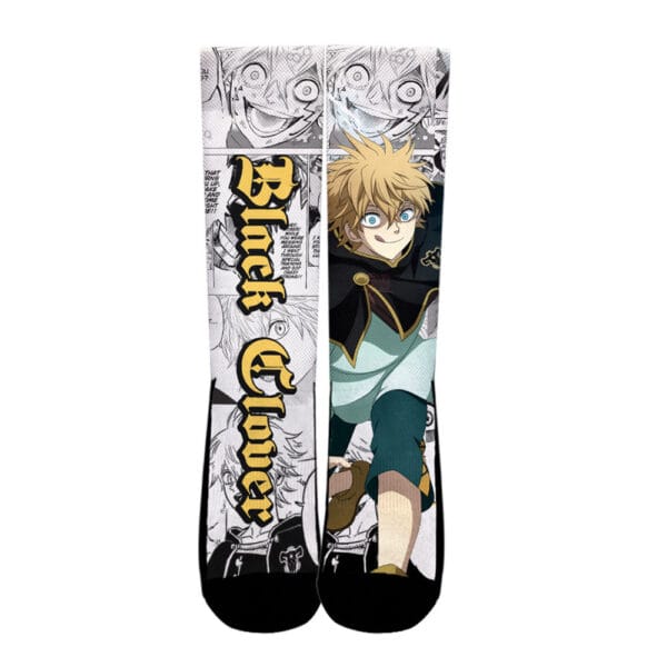 Anime Luck Voltia Socks Black Clover Custom Anime Socks Manga Style