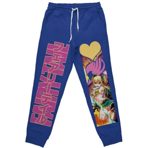 Anime Lucy Heartfilia Fairy Tail Streetwear Sweatpants