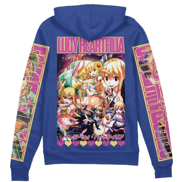 Lucy Heartfilia Fairy Tail Streetwear Zip Hoodie Jacket