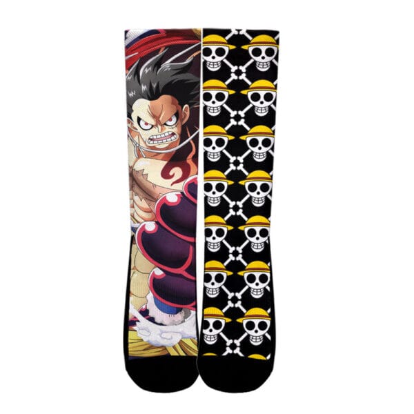 Luffy Gear 4 Socks One Piece Custom Anime Socks