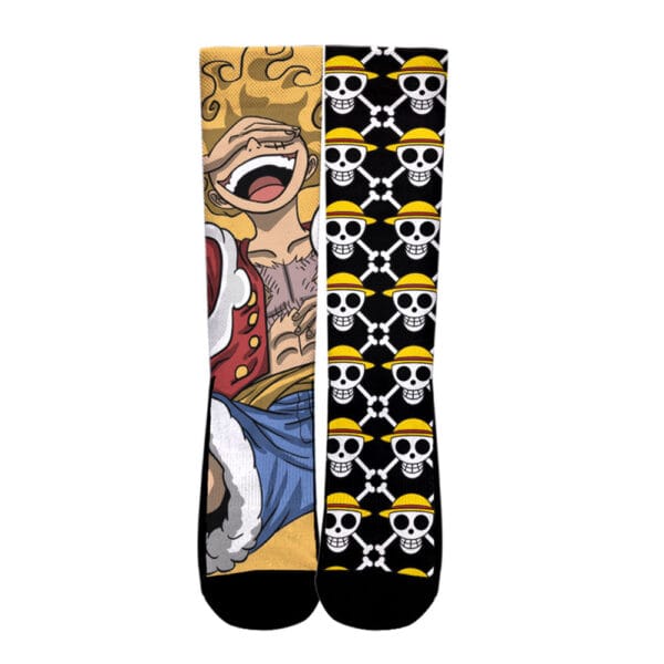 Luffy Gear 5 Socks One Piece Custom Anime Socks