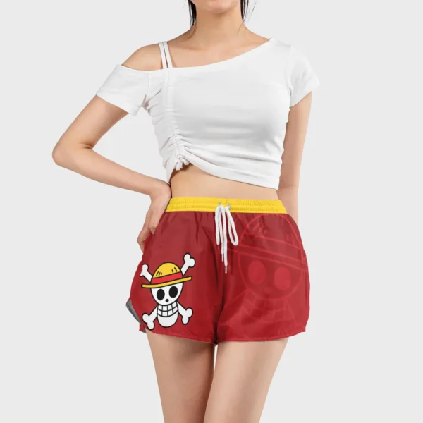 Luffy Straw Hat One Piece Womens Board Shorts