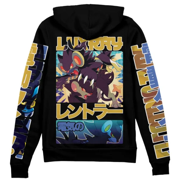 Luxray Pokemon Streetwear Zip Hoodie Jacket