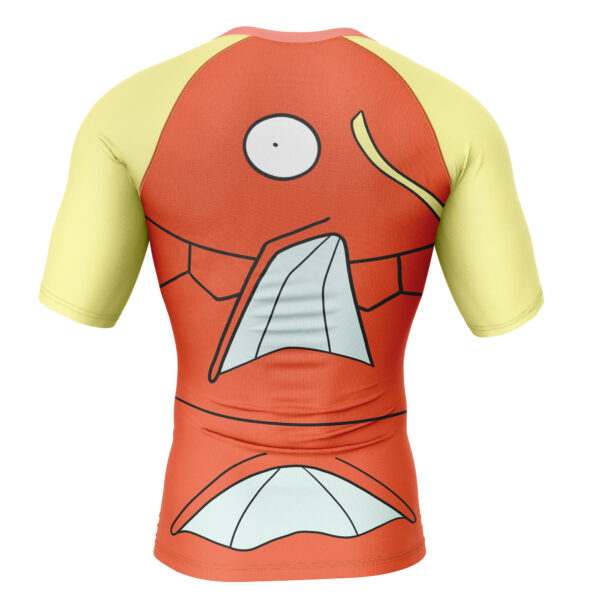 Magikarp Face Pokemon Short Sleeve Rash Guard Compression Shirt