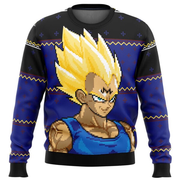 Majin Vegeta Dbz Ugly Christmas Sweater