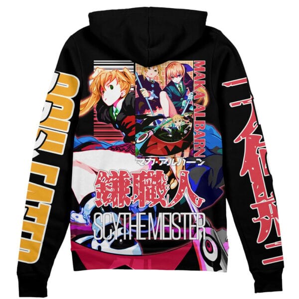 Maka Albarn Soul Eater Streetwear Zip Hoodie Jacket