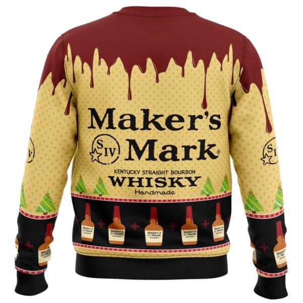 Makers Mark Whisky Ugly Christmas Sweater