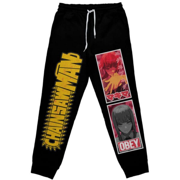 Anime Makima Chainsaw Man Streetwear Sweatpants