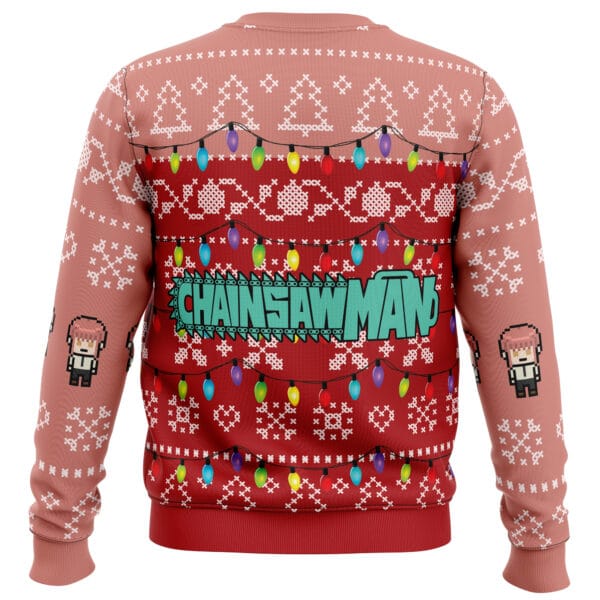 Anime Makima Chainsaw Man Ugly Christmas Sweater