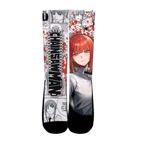 Anime Makima Socks Chainsaw Man Custom Anime Socks