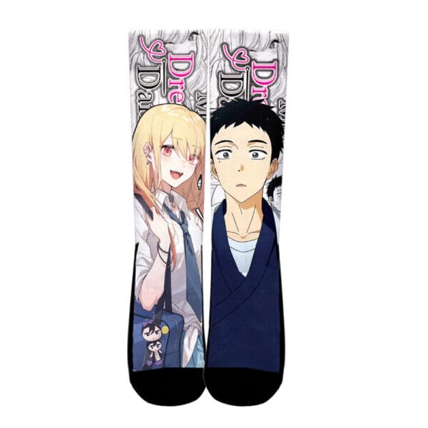 Marin Kitagawa And Wakana Gojo Socks My Dress Up Darling Custom Anime Socks Mix Manga