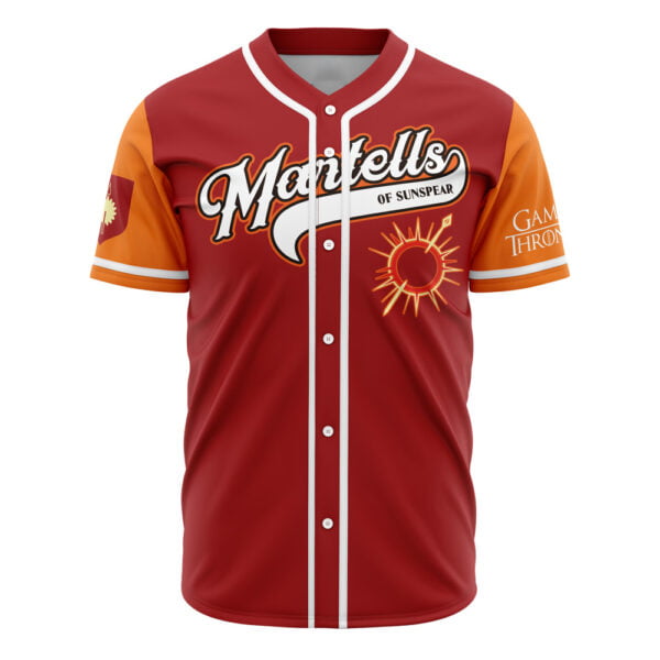 Martells Of Sunspear Game Of Thrones Baseball Jersey