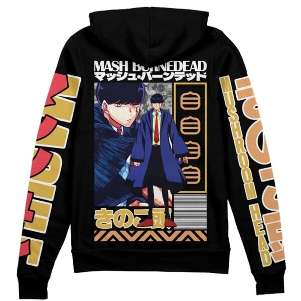 Mash Burnedead Mashle Streetwear Zip Hoodie Jacket