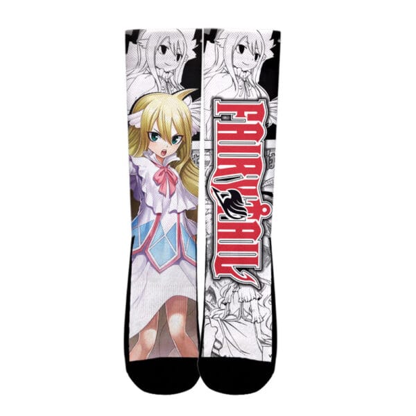 Mavis Vermillion Socks Fairy Tail Custom Anime Socks Manga Style