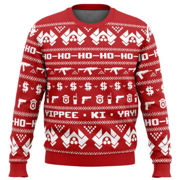 Mcclane Winter Die Hard Ugly Christmas Sweater