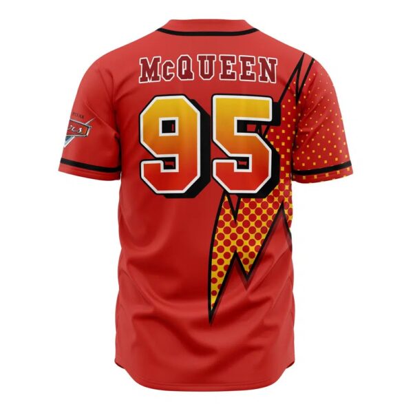 Mcqueen Cars V2 Disney Baseball Jersey