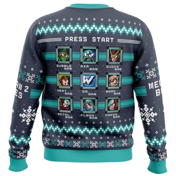 Mega Man 2 Bosses Ugly Christmas Sweater