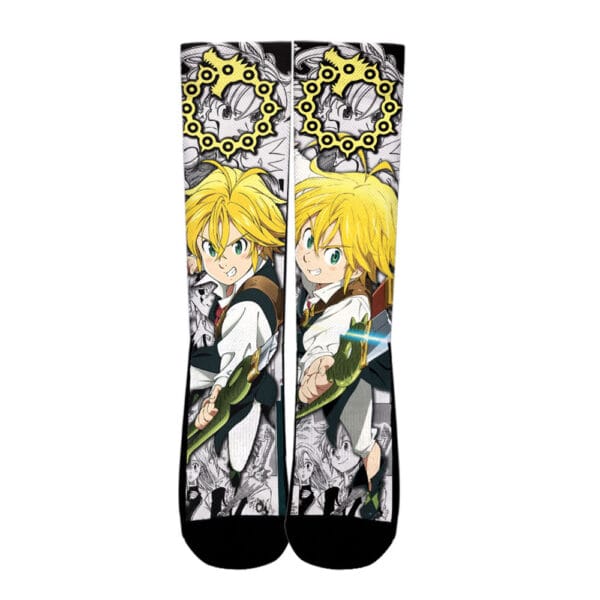 Meliodas Socks Seven Deadly Sins Custom Anime Socks Mix Manga