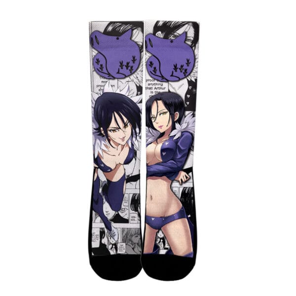 Merlin Socks Seven Deadly Sins Custom Anime Socks Mix Manga