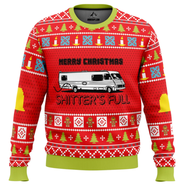 Merry Christmas Shitters Full Ugly Christmas Sweater