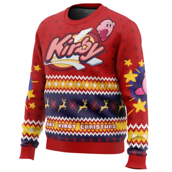 Merry Kirby Christmas Kirby Ugly Christmas Sweater