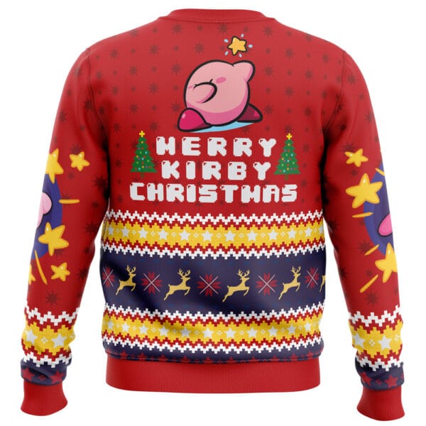 Merry Kirby Christmas Kirby Ugly Christmas Sweater