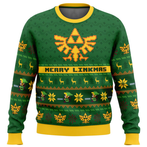 Merry Linkmas Legend Of Zelda Ugly Christmas Sweater